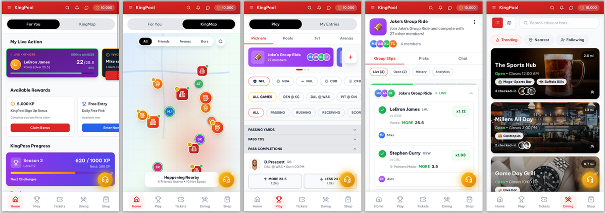 KingPool Product Update: Clickable Prototype & MVP Roadmap